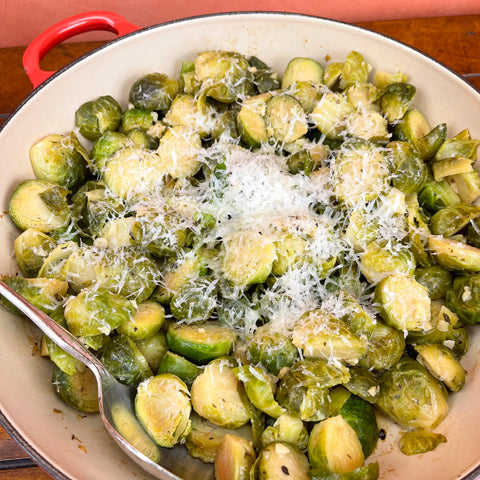 Garlic Parmesan Brussel Sprouts