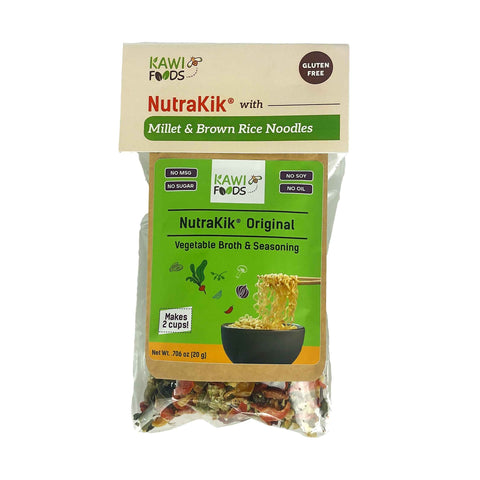 NutraKik® Original & Gluten-Free Ramen + Veggies